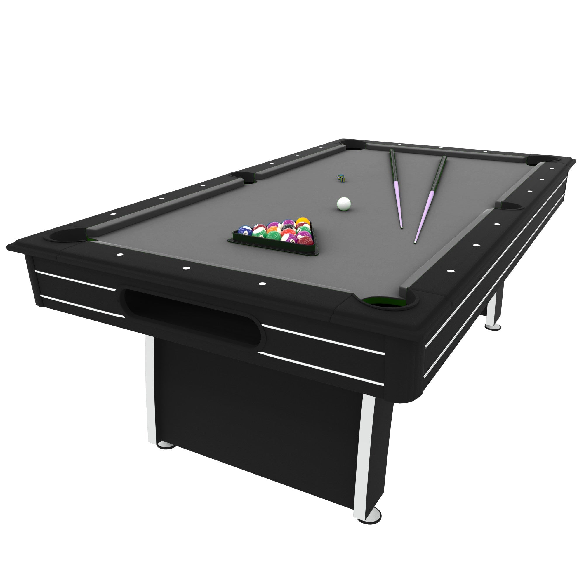 Fat Cat Tucson 7' Pool Table with Grey Playing Surface