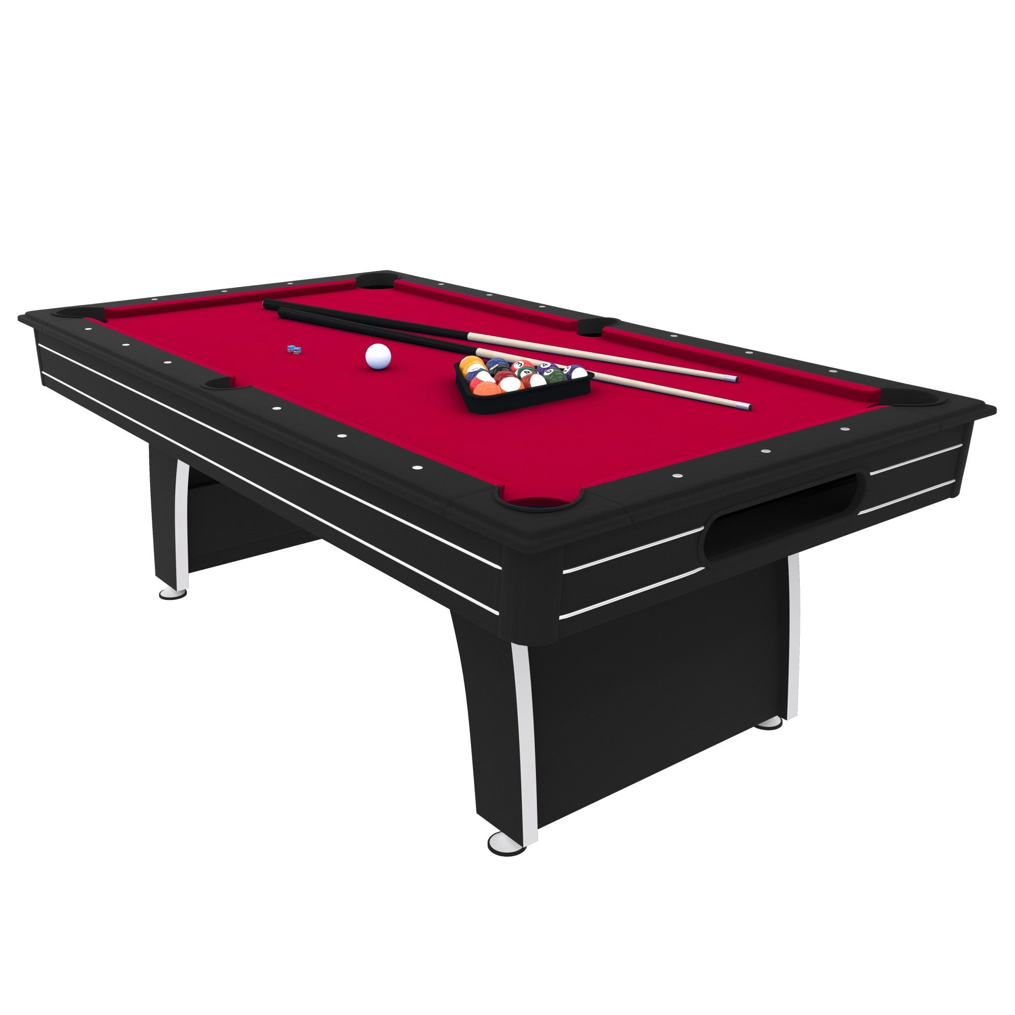 Fat Cat Tucson 7' Pool Table with Red Playing Surface