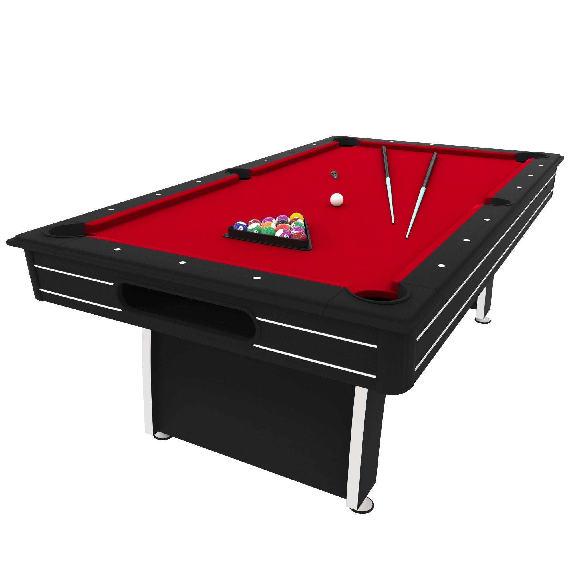 Fat Cat Tucson 7' Pool Table with Red Playing Surface