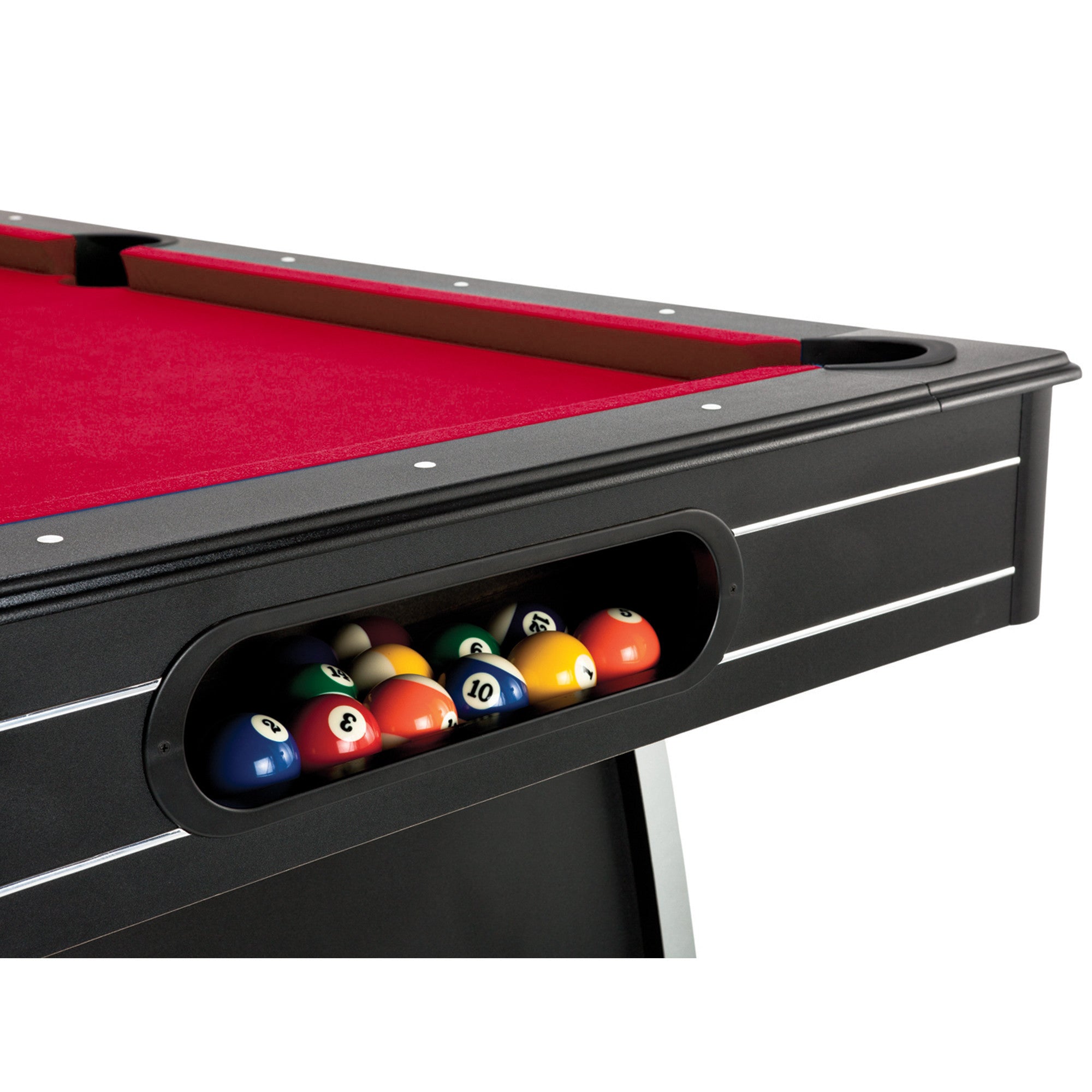 Fat Cat Tucson 7' Pool Table with Red Playing Surface
